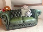 Originele Chesterfield bank - tweezits, Huis en Inrichting, Banken | Bankstellen, Ophalen, Gebruikt, 150 tot 200 cm, Tweepersoons