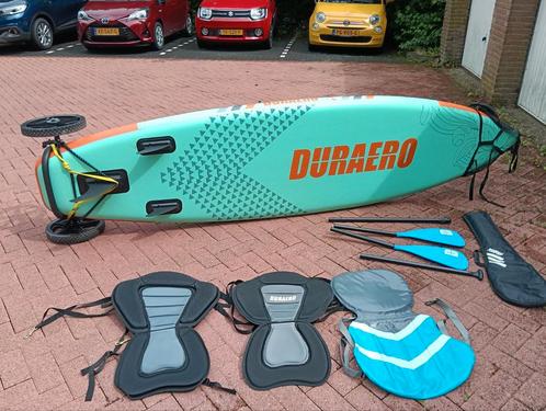 2 persoons DURAERO Sup + SUP WHEELS, Watersport en Boten, Suppen, Zo goed als nieuw, Ophalen