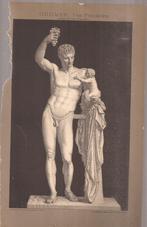 Hermes. Von Praxiteles (en de baby Dionysus) Chromolithogr., Antiek en Kunst, Kunst | Etsen en Gravures, Ophalen of Verzenden