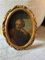 18e eeuws doek op paneel, Antiek en Kunst, Kunst | Schilderijen | Klassiek, Ophalen of Verzenden