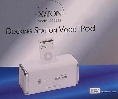 iPod Docking Station met inzetstukken. Merk Xiron, Audio, Tv en Foto, Mp3-spelers | Apple iPod, Zo goed als nieuw, Ophalen of Verzenden