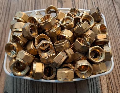 150 stuks nieuwe knelmoer 15mm - per stuk of in één koop, Doe-het-zelf en Verbouw, Buizen en Afvoer, Nieuw, Overige typen, Overige materialen