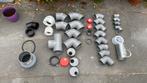 Diverse verloopstukken PVC riolering, Ophalen, Bochten, Pvc, Zo goed als nieuw