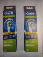 Oral B opzetborsteltjes. 2 x 4 stuks cross action, Nieuw, Ophalen of Verzenden, Opzetborstel