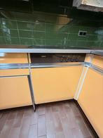 Vintage Hoekkeuken met Neff oven, Ophalen, Gebruikt, Overige materialen, Geel