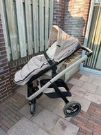 Dubatti Two kinderwagen - Taupe/Zwart, incl. accessoires, Zo goed als nieuw, Combiwagen, Met reiswieg, Ophalen