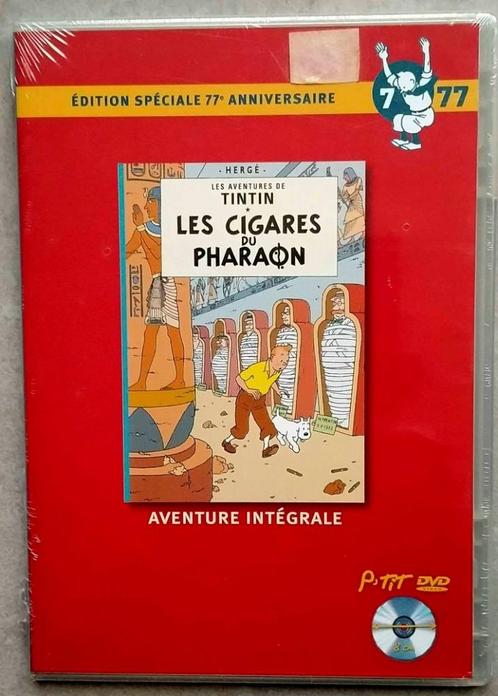 Tintin (Kuifje) Petit DVD Les Cigares du Pharaon Franstalig, Cd's en Dvd's, Dvd's | Kinderen en Jeugd, Nieuw in verpakking, Film
