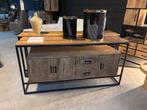 Dressoir Mangohout 160cm SHOWROOM OPEUIMING, Huis en Inrichting, Kasten | Dressoirs, 150 tot 200 cm, Nieuw, Ophalen of Verzenden