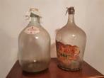 Vintage retro , 5 liter glazen gistfles , 3 stuks., Antiek en Kunst, Ophalen