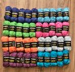 8 kleuren Scheepjeswol Larra 100% Katoen nld.2,5-3, Ophalen of Verzenden, Nieuw, Breien of Haken, Wol of Garen