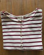 Sézane Gatsby Marinière in burgundy & ecru size L, Kleding | Dames, Beige, Maat 42/44 (L), Zo goed als nieuw, Lange mouw
