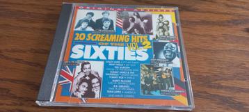 20 Screaming Hits of the Sixties Vol. 2 CD beschikbaar voor biedingen