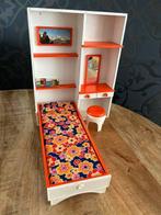 Retro Barbie bedmeubel jaren 70, Ophalen of Verzenden, Pop
