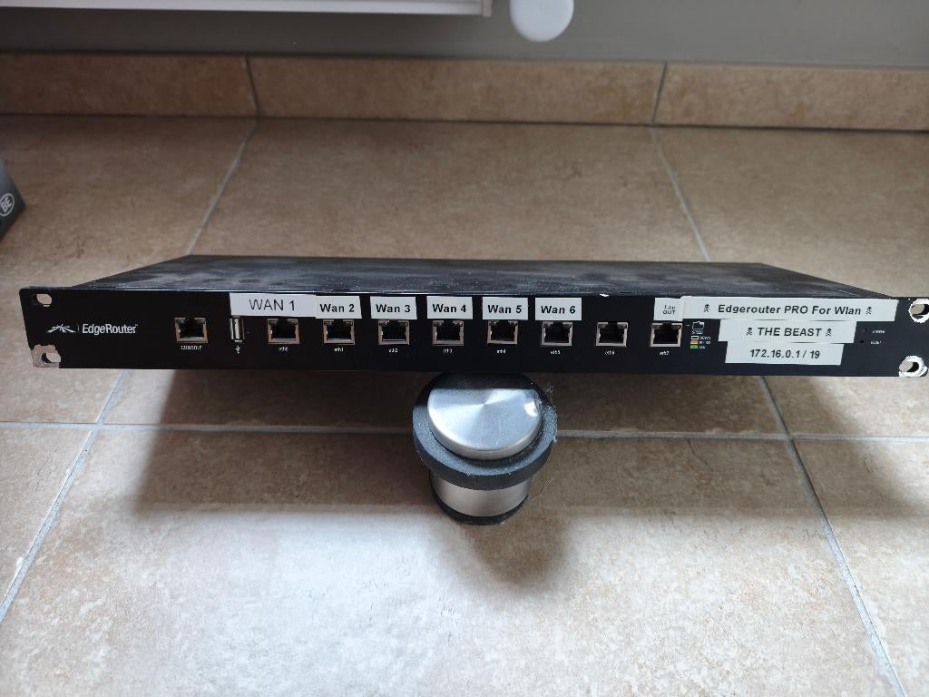 Ubiquiti EdgeRouter, Computers en Software, Ophalen of Verzenden, Gebruikt, Router, Ubiquity