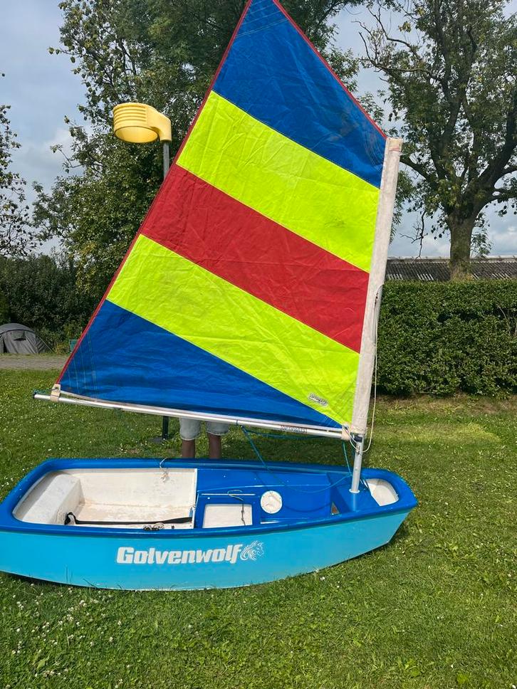 Optimist zeilbootje - Complete set, Watersport en Boten, Accessoires en Onderhoud, Gebruikt, Overige typen, Ophalen