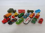 Lot van 16 voertuigen Matchbox - Corgi Junior - Majorette, Ophalen of Verzenden, Gebruikt