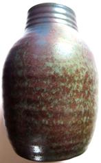 DOK vaas - gemeleerde kleuren paars-groen - ca. 21 cm h (D.O, Antiek en Kunst, Verzenden