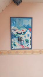 Schilderij 60 x 40, Ophalen, Zo goed als nieuw, Schilderij, 50 tot 75 cm