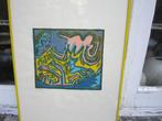 Thea van Doorn, Moderne Zeefdruk CHAOS IN HOLLAND,, Antiek en Kunst, Kunst | Litho's en Zeefdrukken, Ophalen of Verzenden