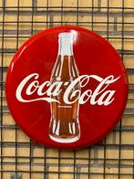 Coca Cola emaille bord, Verzamelen, Reclamebord, Gebruikt, I, Ophalen of Verzenden