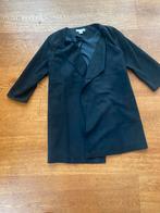 Suede zwarte jas maat 36, Verzenden, Zwart, Zo goed als nieuw, Jasje