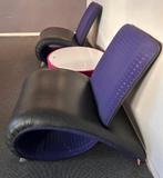 2 Leolux fauteuils met bijpassende tafel, Ophalen, Gebruikt, 50 tot 75 cm, Leer