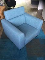 Moderne fauteuil (merk: Montel) kleur: turquoise, Huis en Inrichting, Fauteuils, Minder dan 75 cm, Modern, Stof, Zo goed als nieuw