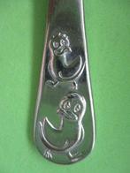 (KB4918) Kinderbestek 2 Eendjes grote lepel, Kinderen en Baby's, Ophalen of Verzenden, Gebruikt