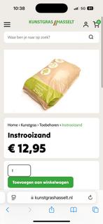 4 zakken instrooizand, Tuin en Terras, Ophalen, Nieuw