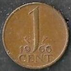 1 gulden cent 1966. ADV. no.67 S., Postzegels en Munten, Munten | Nederland, Koningin Juliana, 1 cent, Losse munt, Verzenden