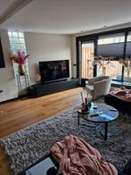 Zwarte TV kast van Goossens, Huis en Inrichting, Ophalen, Zo goed als nieuw, 200 cm of meer, Minder dan 100 cm