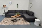 GRATIS LEVERING Nette hoekbank antraciet 285x200 GEREINIGD, Ophalen, ., Hoekbank, 300 cm of meer