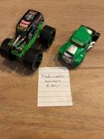 Hotwheels Auto's - Grave Digger & Groene Truck, Ophalen of Verzenden, Gebruikt, Jongen of Meisje