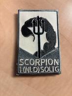 Scorpion embleem drietand, Verzenden, Landmacht, Nederland, Embleem of Badge