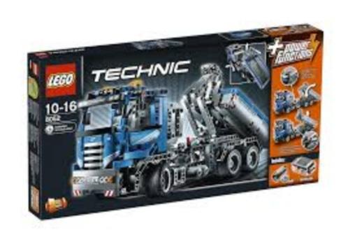 Lego Technic Container Truck, Kinderen en Baby's, Speelgoed | Duplo en Lego, Zo goed als nieuw, Lego, Complete set, Ophalen of Verzenden