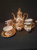 Gouden Bavaria Koffie/Thee Servies - Duitsland, Antiek en Kunst, Antiek | Servies compleet, Ophalen of Verzenden