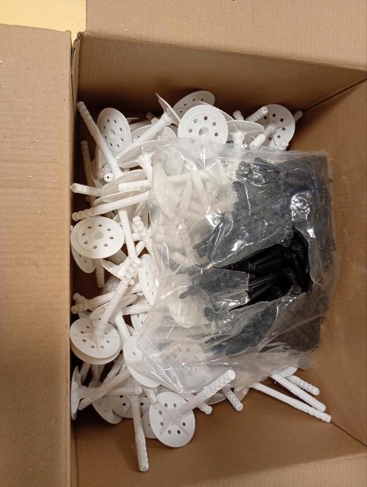 Cofan Wediplaat plug isolatieplug 10x110 mm - 125 stuks, Doe-het-zelf en Verbouw, IJzerwaren en Bevestigingsmiddelen, Nieuw, Overige typen