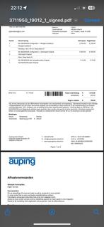 Auping ophoogset original pootjes midnight black, Zwart, Ophalen of Verzenden, 200 cm, Hout
