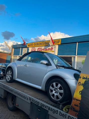 New beetle cabrio 2.0 in onderdelen te koop beschikbaar voor biedingen