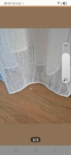 Te koop mooie ado glasgordijnen, Huis en Inrichting, Ophalen of Verzenden, Zo goed als nieuw, 200 cm of meer
