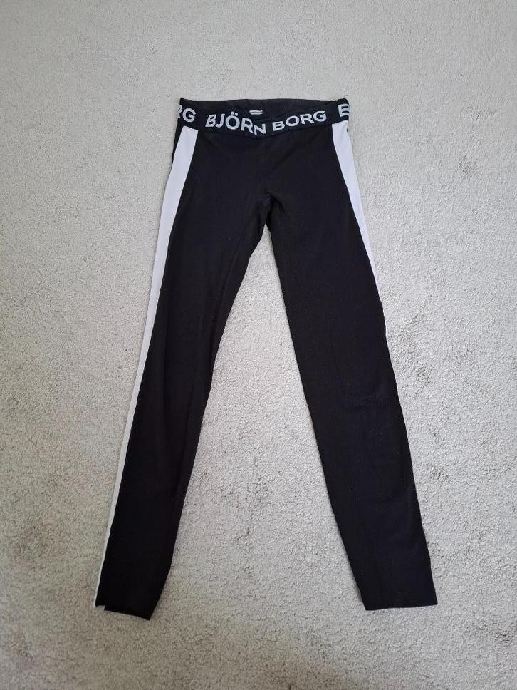 Bjorn Borg trainingsbroeken maat 38/M, Kleding | Dames, Sportkleding, Zo goed als nieuw, Fitness of Aerobics, Maat 38/40 (M), Zwart