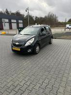 Chevrolet Spark 1.0 Bifuel (LPG) 2011 zwart, Auto's, Chevrolet, 15 km/l, 37 €/maand, 4 cilinders, Zwart