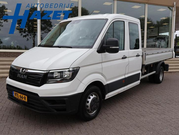 MAN TGE 50 2.0 TDI 177 PK DSG AUT. D.C. DUBBEL LUCHT 7-PERS., Auto's, Bestelauto's, Bedrijf, Te koop, ABS, Achteruitrijcamera