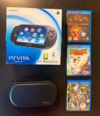 Playstation Vita, Spelcomputers en Games, Spelcomputers | Sony PlayStation Vita, Ophalen, Gebruikt, Zwart, Met games