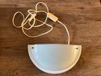 Witte Wandlamp - Stijlvol & Functioneel, Ophalen of Verzenden, Gebruikt, Glas