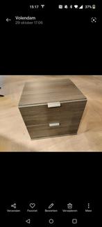 Nachtkastje met lades, Overige materialen, Minder dan 50 cm, 1 of 2 laden, Ophalen of Verzenden