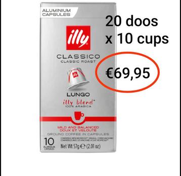 illy Nespresso cups  lungo beschikbaar voor biedingen