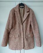 RBLZ Collection tweed dames blazer jasje mt.S, Bruin, RBLZ, Ophalen of Verzenden, Zo goed als nieuw