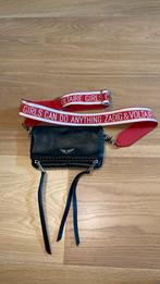 Zadig & voltaire zwart leten tas authentiek, Verzenden, Zo goed als nieuw, Zwart, Schoudertasje