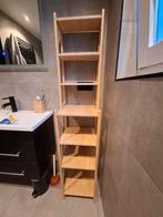 Badkamerkastje / rekje van bamboe, Huis en Inrichting, Badkamer | Badkamermeubels, (Half)hoge kast, Gebruikt, Ophalen of Verzenden